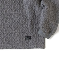 画像7: Cabler Cable Knit Crewneck Cut&Saw GRY ケーブル ニット クルーネック カットソー (7)