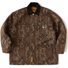 画像2: FiberallI Coverall Jacket Liberty ゴブラン ジャガード ワーク カバーオール (2)