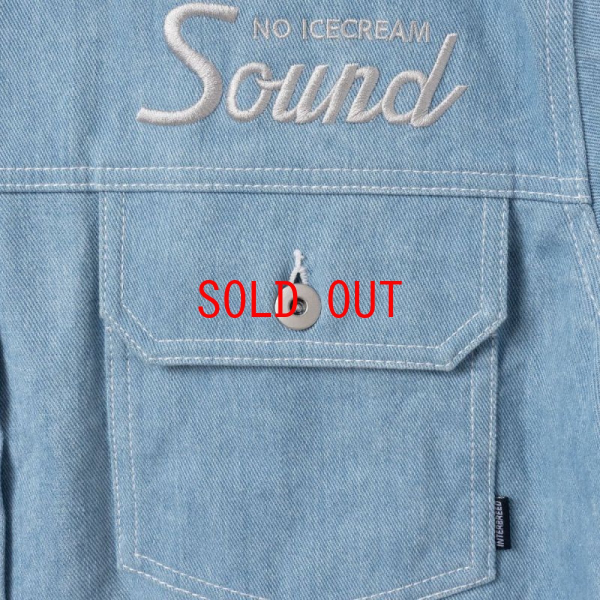 画像8: x Manhattan Records Blue Jacket マンハッタン レコード ブルー デニム ジャケット (8)