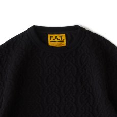 画像7: Cabler Cable Knit Crewneck Cut&Saw BLK ケーブル ニット クルーネック カットソー (7)