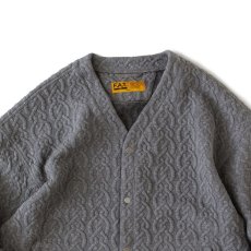 画像4: Cabgan Cable Knit Cardigan GRY ケーブル ニット カーディガン (4)