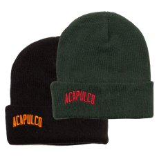 画像1: Varsity Logo Beanie Knit Cap バーシティー ロゴ ビーニー ニット キャップ 帽子 (1)