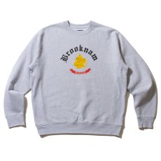 画像2: Brooknam Crewneck Sweatshirt GRY ブルックナム クルーネック スウェット (2)