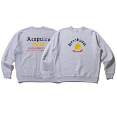 画像1: Brooknam Crewneck Sweatshirt GRY ブルックナム クルーネック スウェット (1)