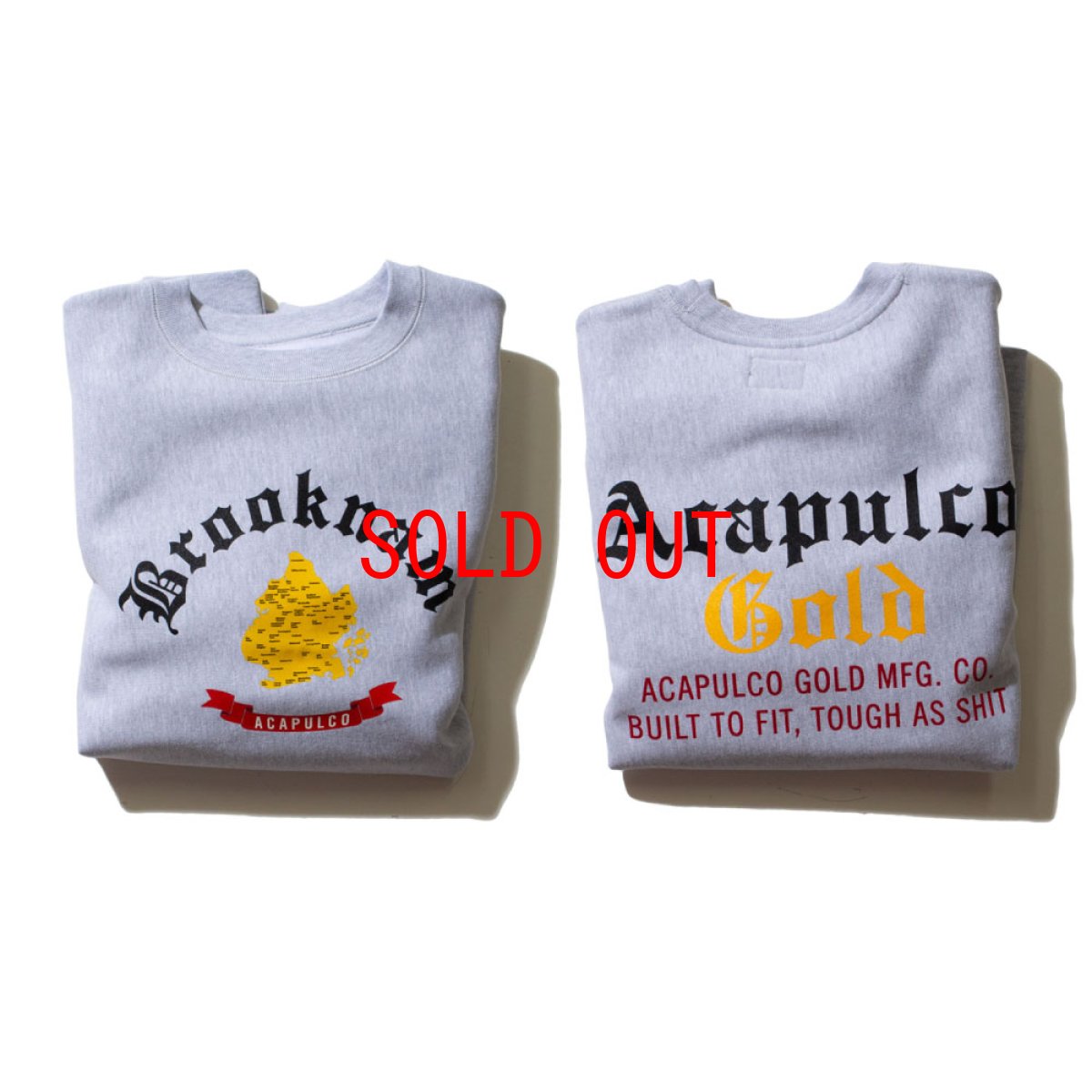 画像5: Brooknam Crewneck Sweatshirt GRY ブルックナム クルーネック スウェット (5)