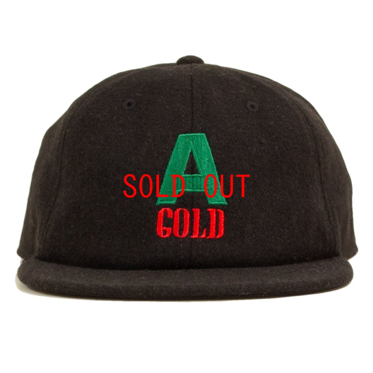 画像2: Wool Logo 6-Panel Cap ウール ロゴ パネル キャップ 帽子 (2)