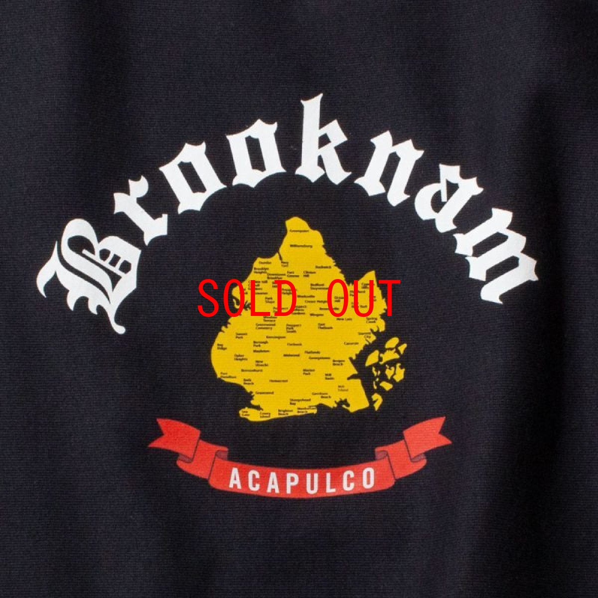 画像4: Brooknam Crewneck Sweatshirt BLK ブルックナム クルーネック スウェット (4)