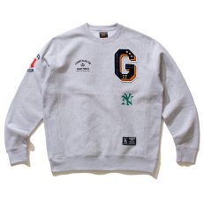 画像2: Applique Crewneck Sweatshirt GRY アップリケ クルーネック スウェット   (2)