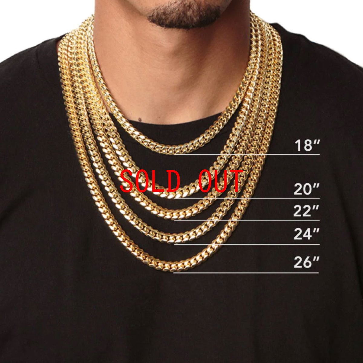 画像6: King Ice 8mm Figaro Chain Necklace フィガロ カーブ チェーン ネックレス (6)
