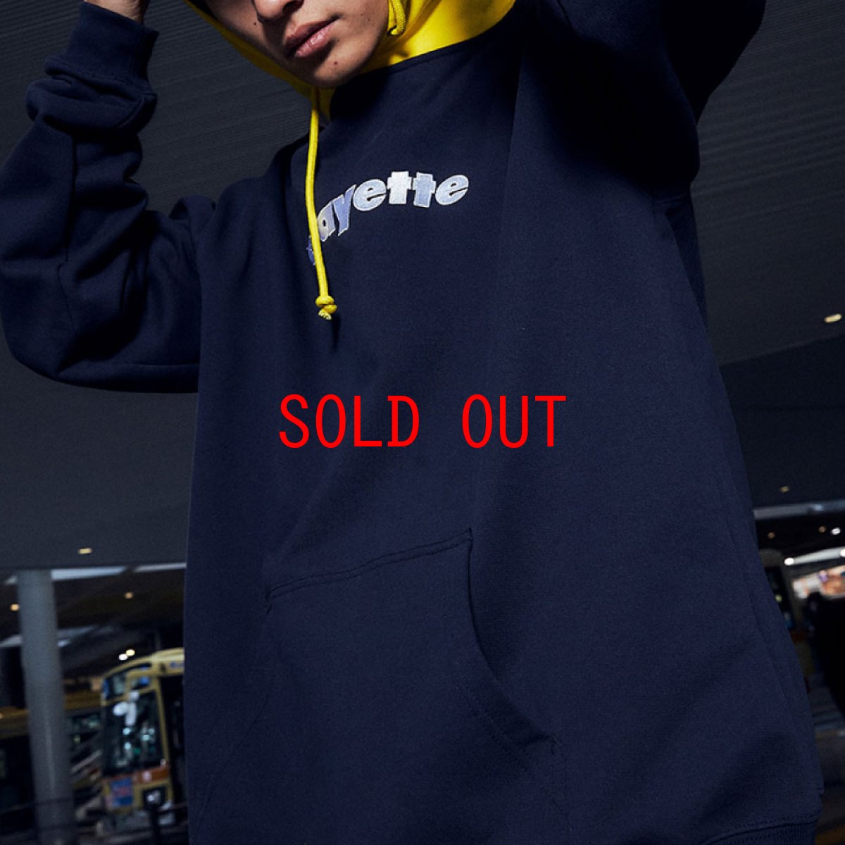 画像5: Lafayette Logo 2Tone Hoodie プルオーバー パーカー (5)