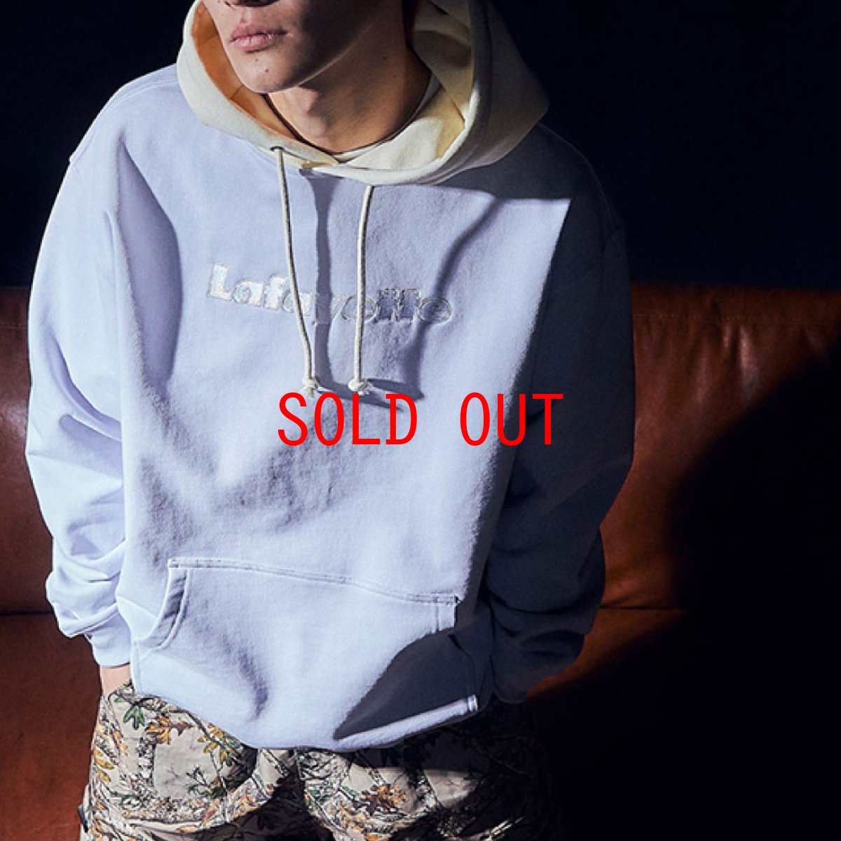 画像3: Lafayette Logo 2Tone Hoodie プルオーバー パーカー (3)