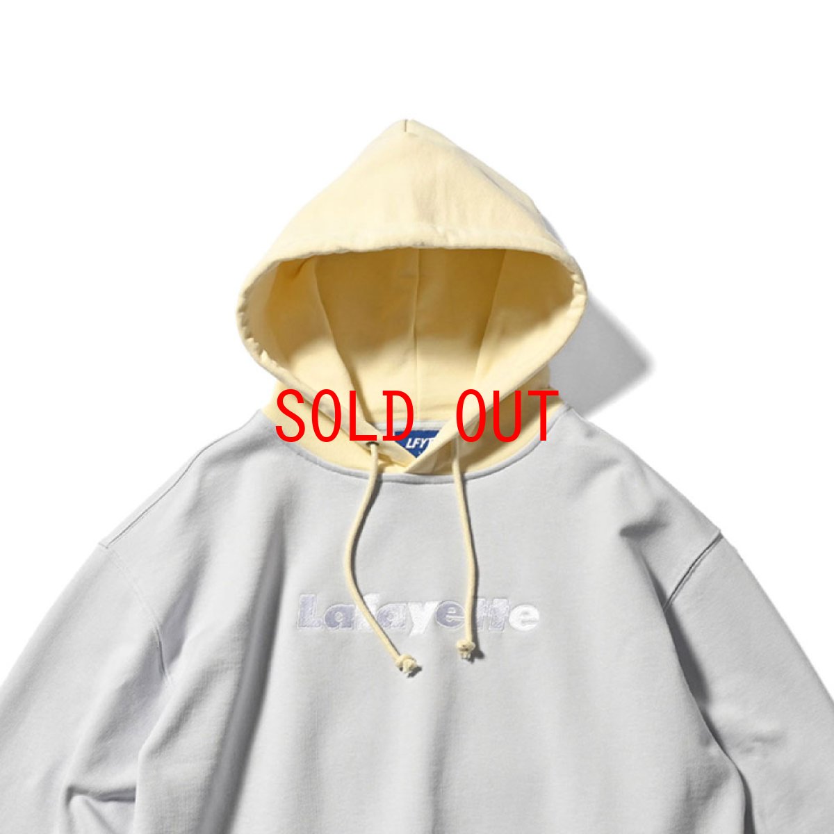 画像9: Lafayette Logo 2Tone Hoodie プルオーバー パーカー (9)