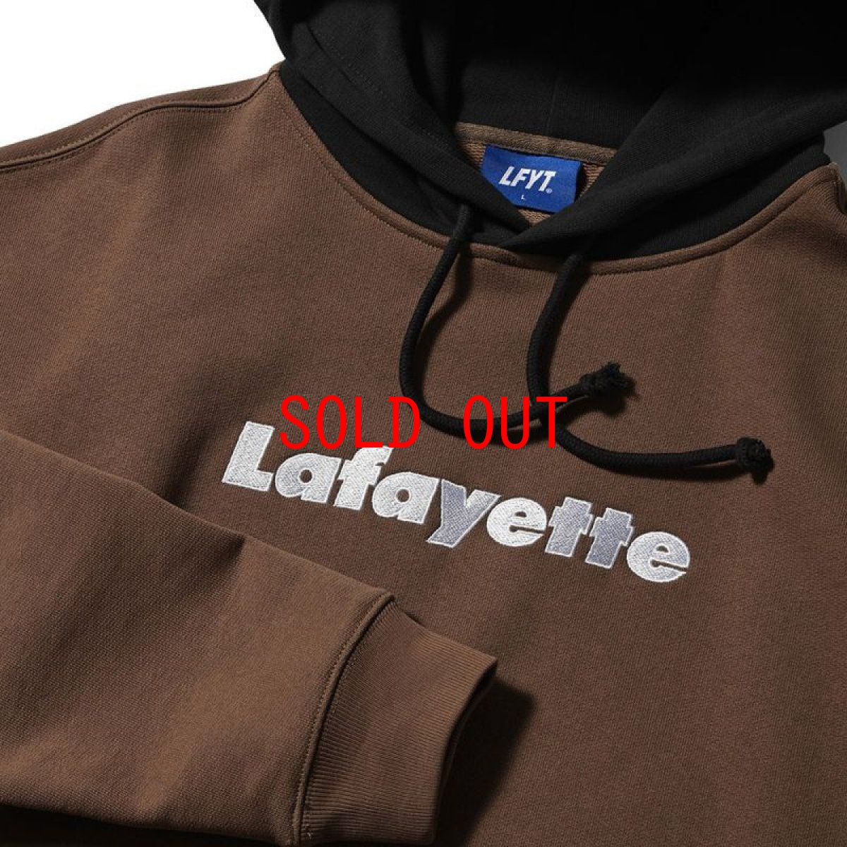 画像4: Lafayette Logo 2Tone Hoodie プルオーバー パーカー (4)