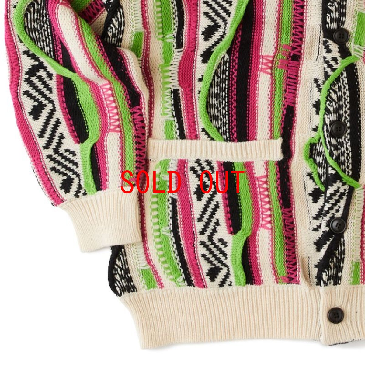 画像5: Foogigan Knit Cardigan Sweater WH ニット セーター カーディガン (5)