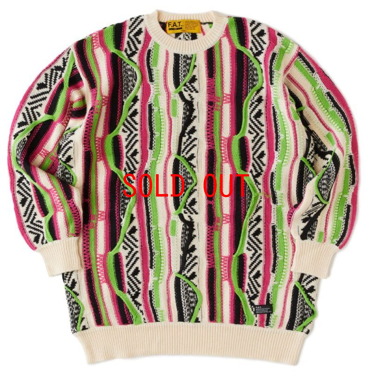 画像2: Fooggie Crewneck Knit Sweater クルーネック ニット セーター (2)