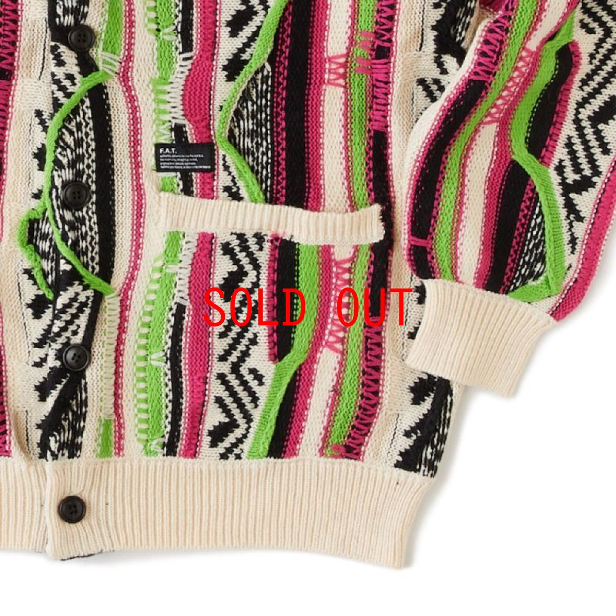 画像6: Foogigan Knit Cardigan Sweater WH ニット セーター カーディガン (6)