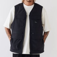 画像1: Shelliner Layere nylon zip vest 3レイヤー ナイロン ジップ ベスト (1)