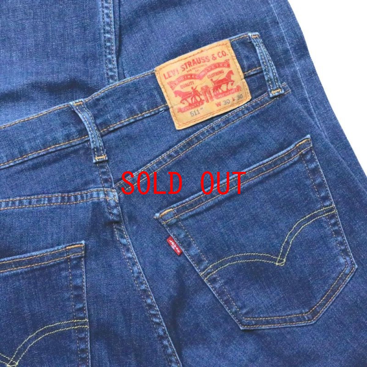 画像7: Levis 511 Slim Denim Pants 4478 リーバイス スリム デニム パンツ (7)