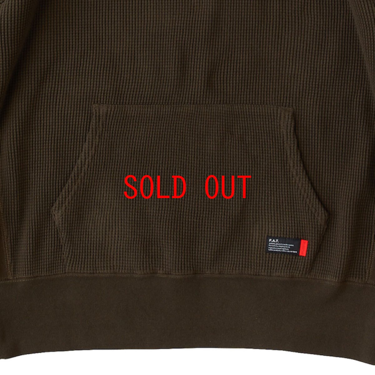 画像7: × Healthknit Healthermal Super Heavy Waffle Hoodie コラボ ワッフル パーカー (7)