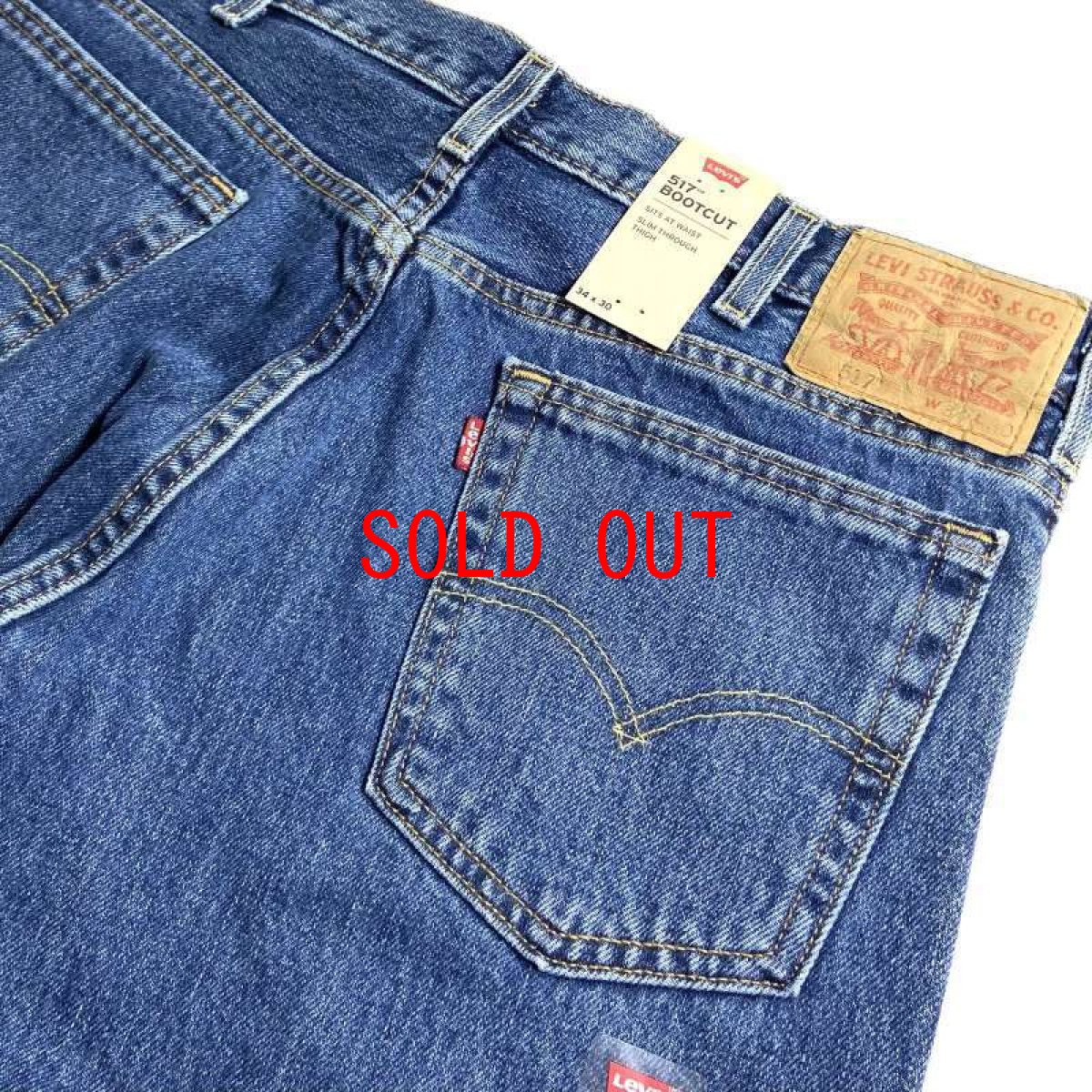 画像6: 517 Bootcut Denim Pants 4891 リーバイス ブーツカット フレア デニム パンツ (6)