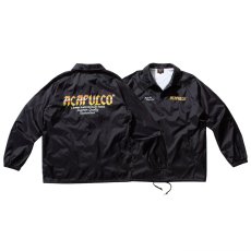 画像1: Knight Logo Nylon Jacket Black/Gold ロゴ ナイロン コーチ ジャケット (1)