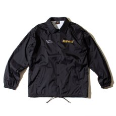 画像2: Knight Logo Nylon Jacket Black/Gold ロゴ ナイロン コーチ ジャケット (2)