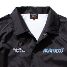 画像6: Knight Logo Nylon Jacket Black/Steel ロゴ ナイロン コーチ ジャケット (6)