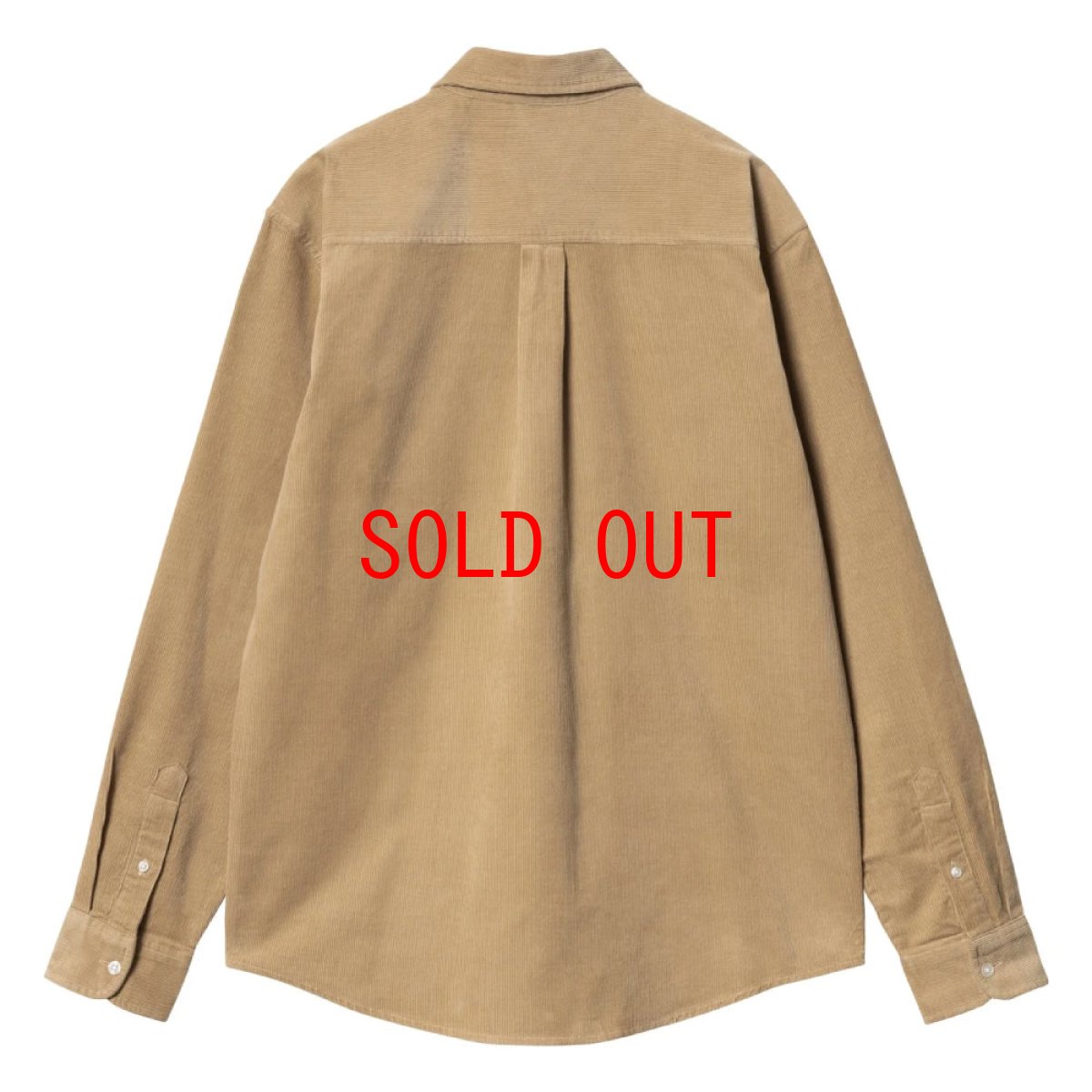 画像3: Madison Fine Cord L/S Shirt Sable Beg マディソン コーデュロイ 長袖 ワーク シャツ (3)