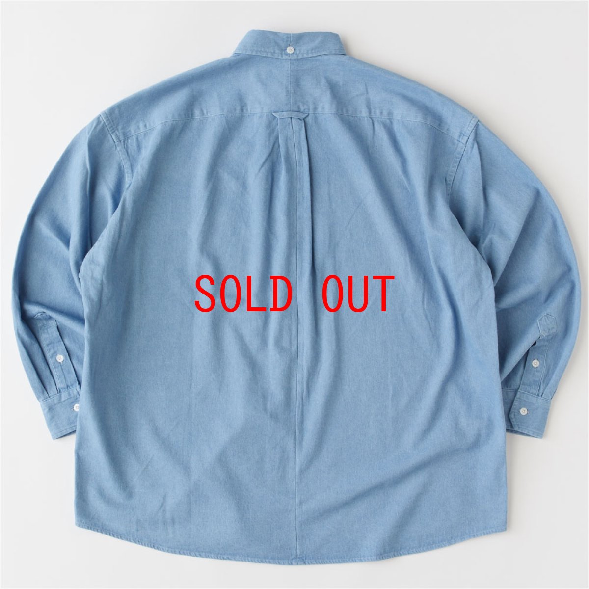 画像3: B.D.Dee L/S Denim Shirt デニム BIG シルエット 長袖 シャツ (3)