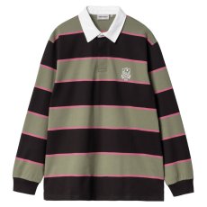 画像2: Wilt L/S Rugby Shirt ボーダー 長袖 ラグビー シャツ (2)