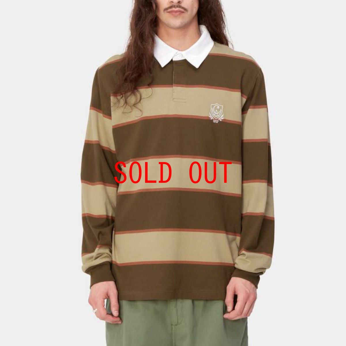 画像4: Wilt L/S Rugby Shirt ボーダー 長袖 ラグビー シャツ (4)