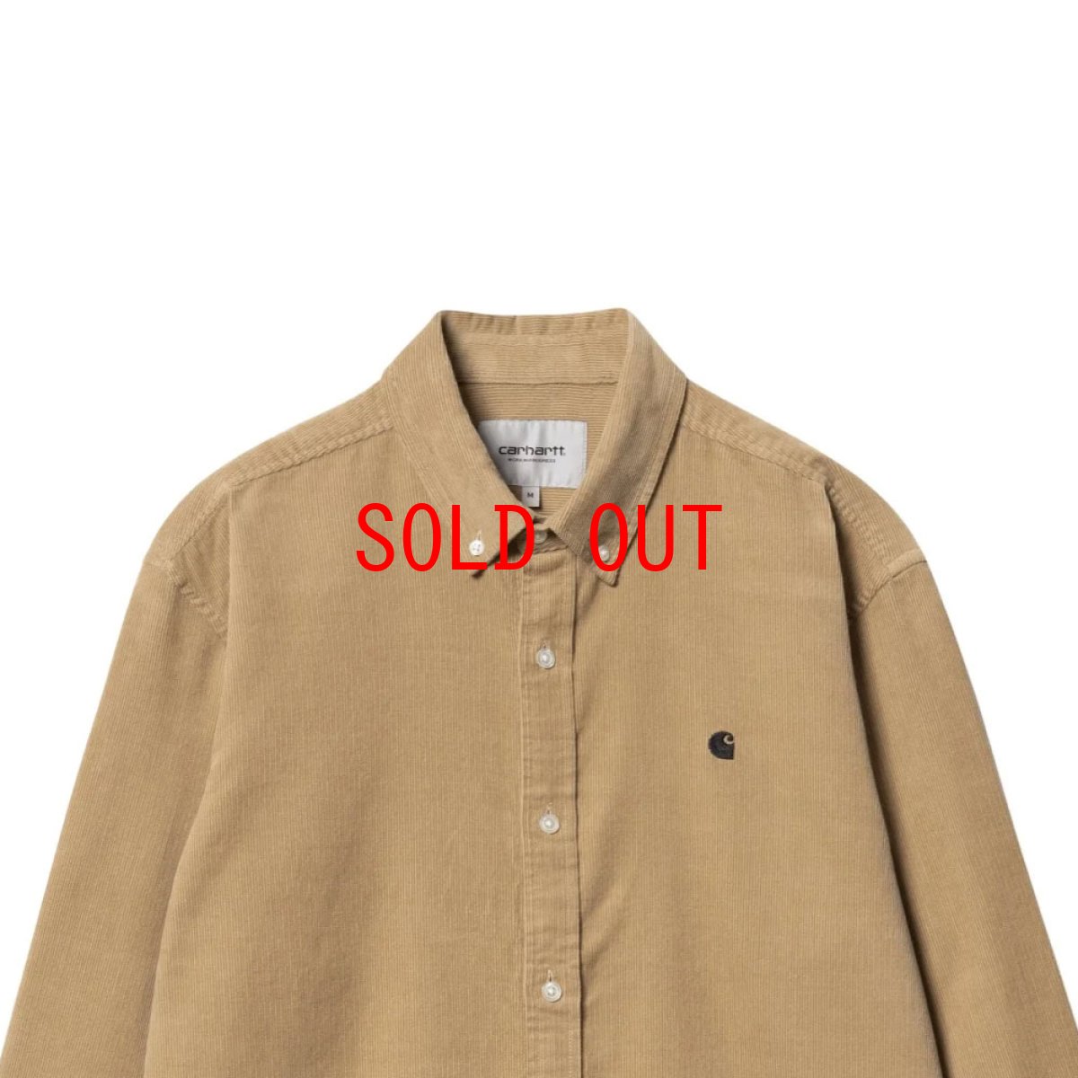 画像4: Madison Fine Cord L/S Shirt Sable Beg マディソン コーデュロイ 長袖 ワーク シャツ (4)