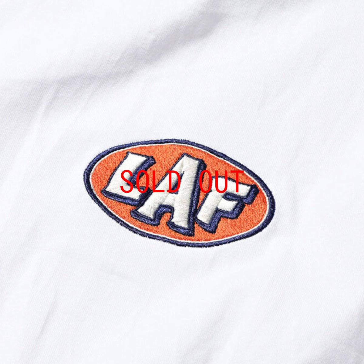 画像4: Oval LAF S/S Tee WHT オーバル ロゴ 半袖 Tシャツ (4)