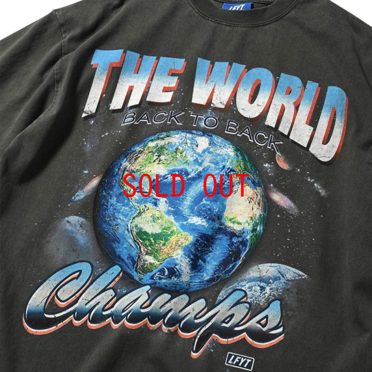 画像6: World Champs Tee Type9 Vintage BLK ワールドチャンプス ビンテージ 半袖 Tシャツ (6)