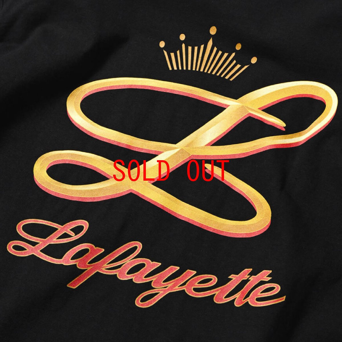 画像4: Gold L Logo S/S Tee BLK ゴールド ロゴ 半袖 Tシャツ (4)