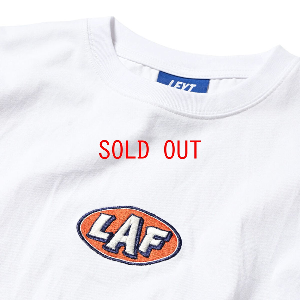 画像3: Oval LAF S/S Tee WHT オーバル ロゴ 半袖 Tシャツ (3)