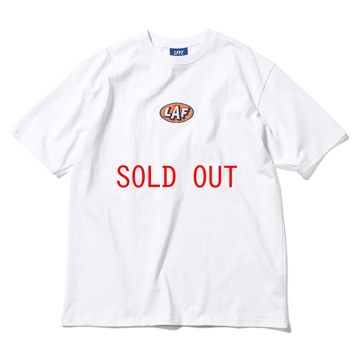 画像2: Oval LAF S/S Tee WHT オーバル ロゴ 半袖 Tシャツ (2)