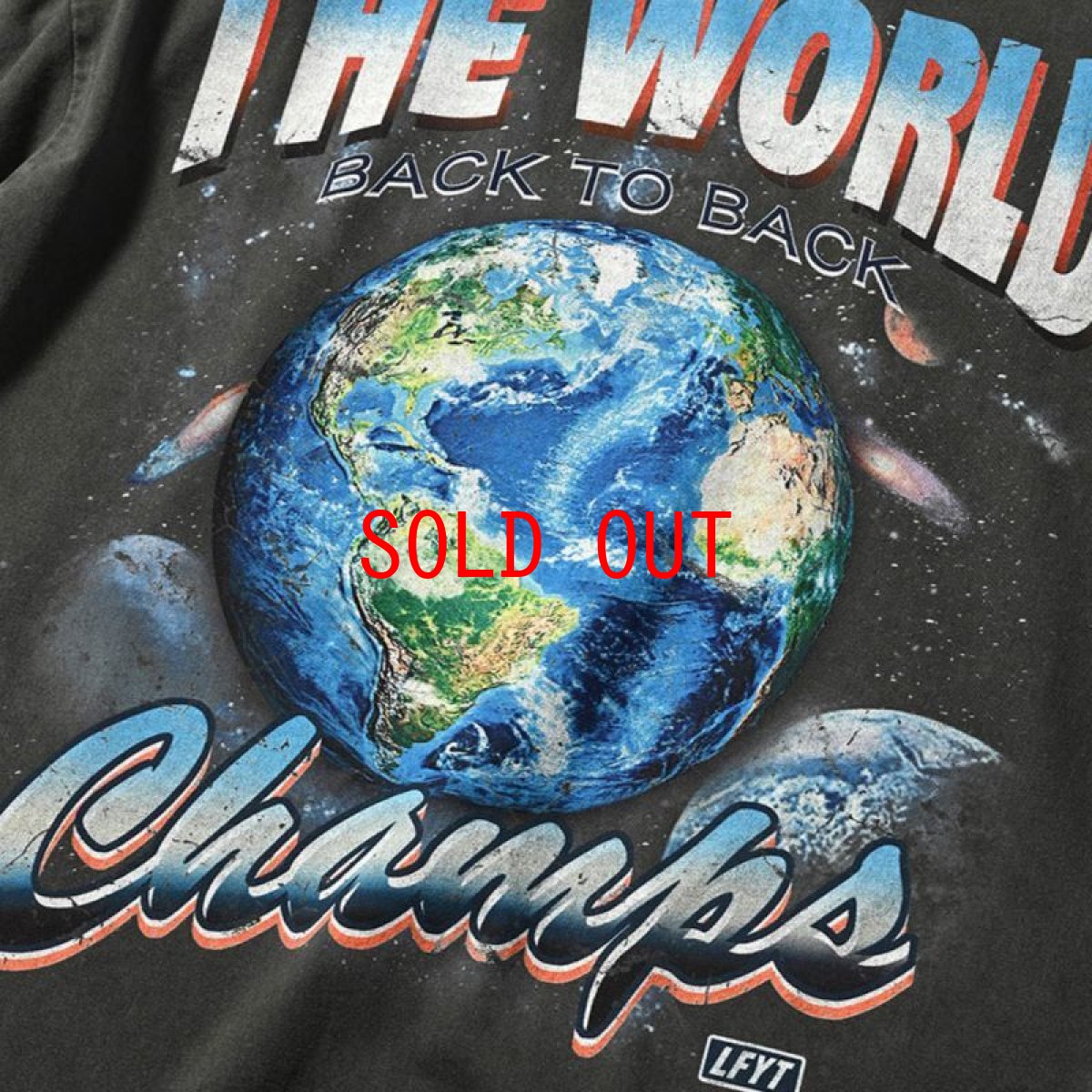 画像4: World Champs Tee Type9 Vintage BLK ワールドチャンプス ビンテージ 半袖 Tシャツ (4)