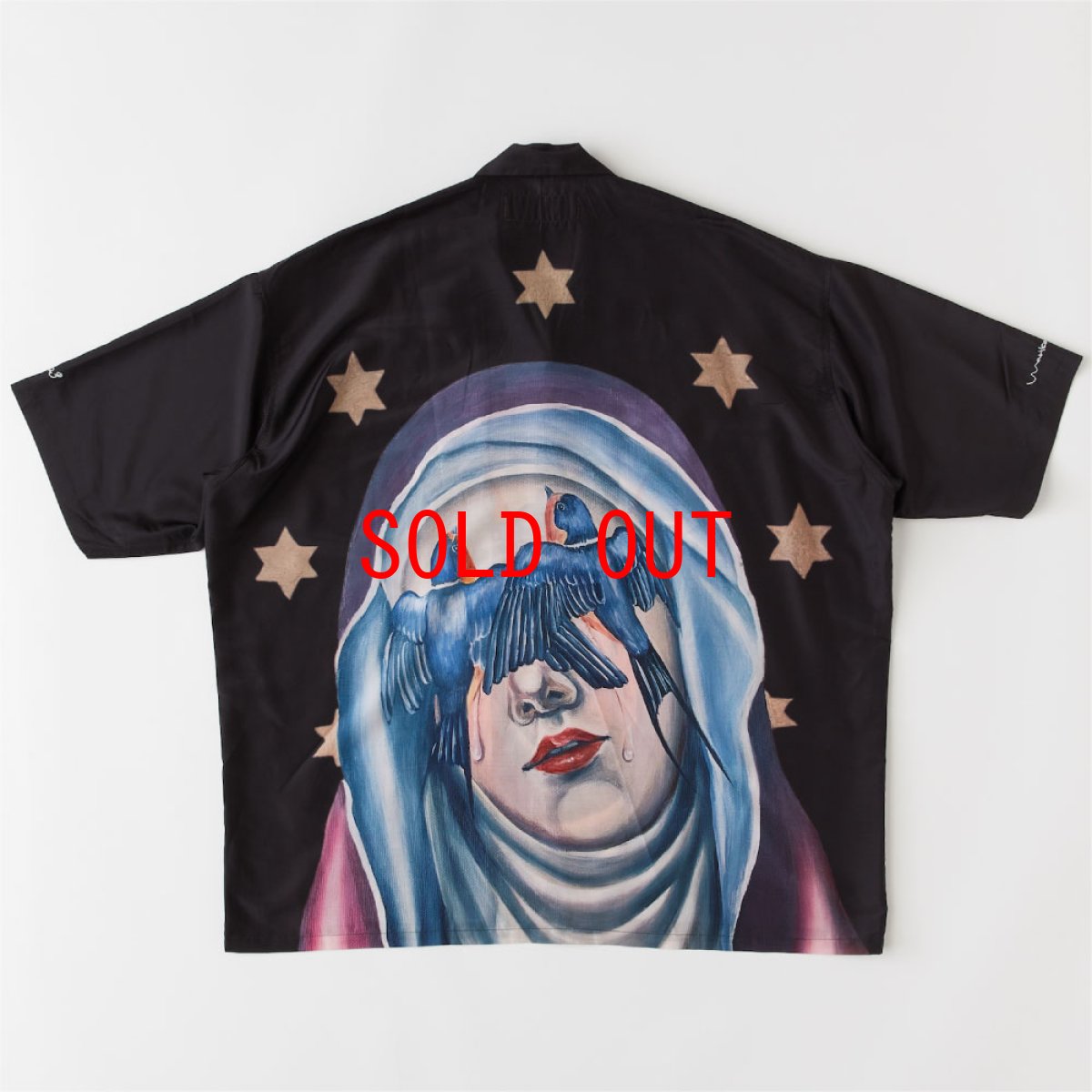 画像3: M.E.HOPE S/S Mariko Enomoto AO Shirt BLK 半袖 シャツ (3)