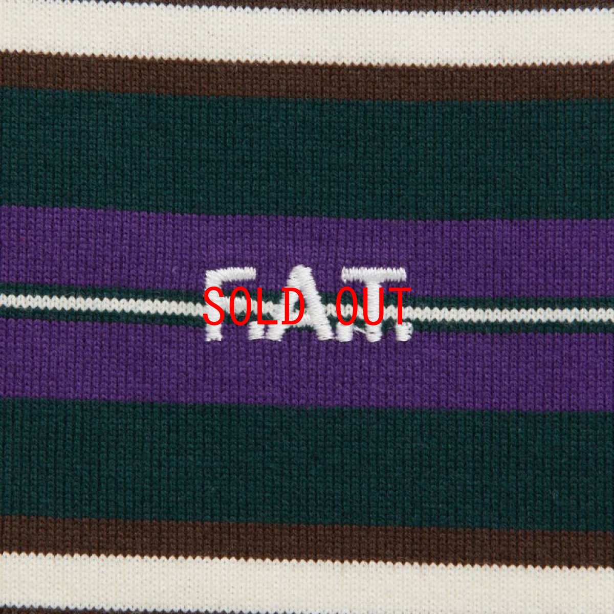 画像6: GRANDA S/S Border Tee BRN 半袖 ヘヴーウェイト Tシャツ (6)