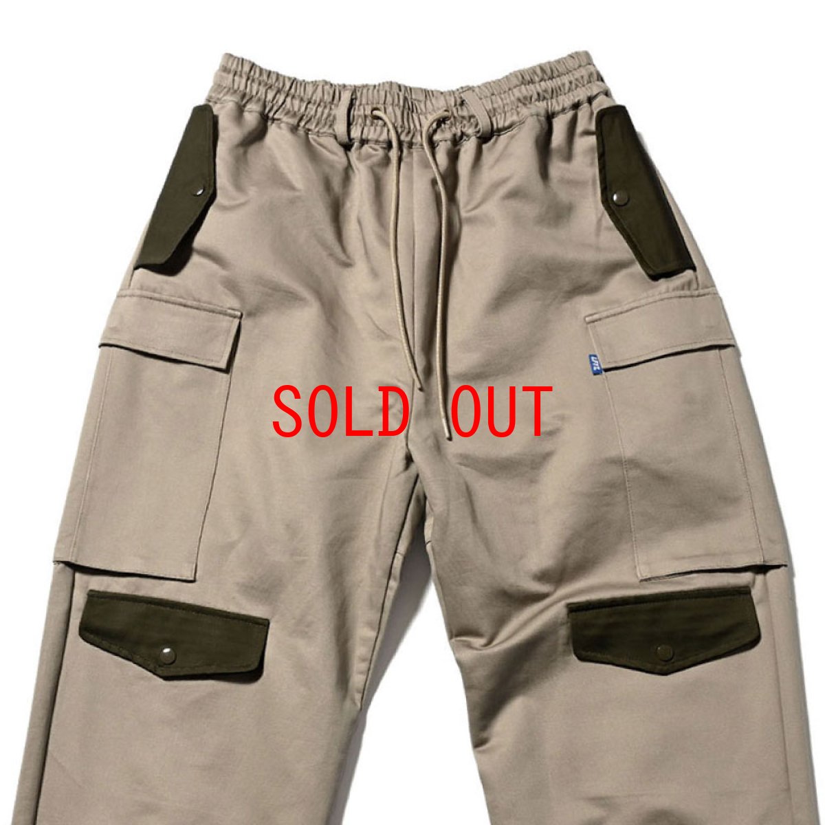 画像8: Tonal Multi Pocket Over Pants OLV マルチ ポケット カーゴ パンツ (8)