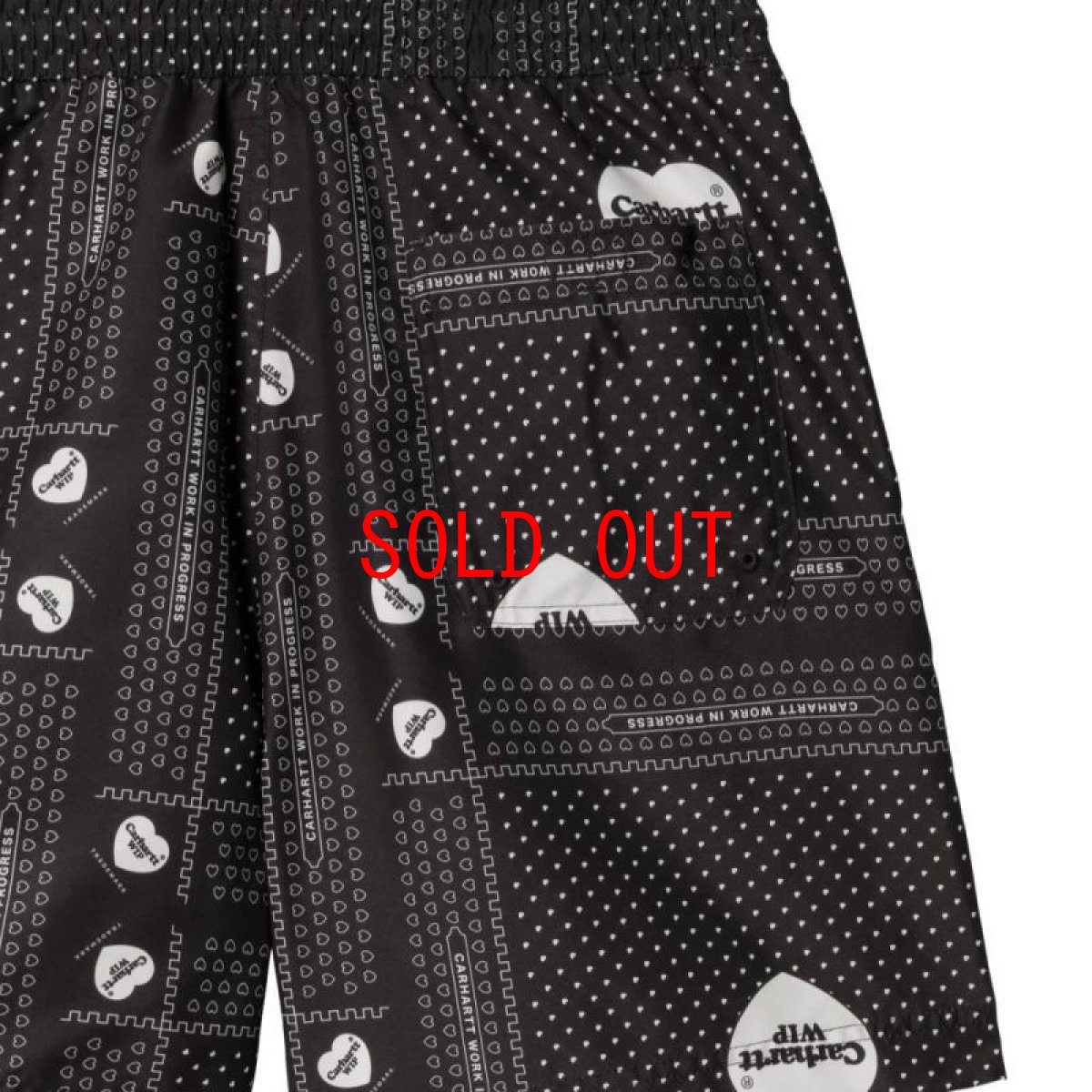 画像6: Slater Heart Bandana Swim Trunks Chervil バンダナ スイム トランクス ショーツ パンツ (6)