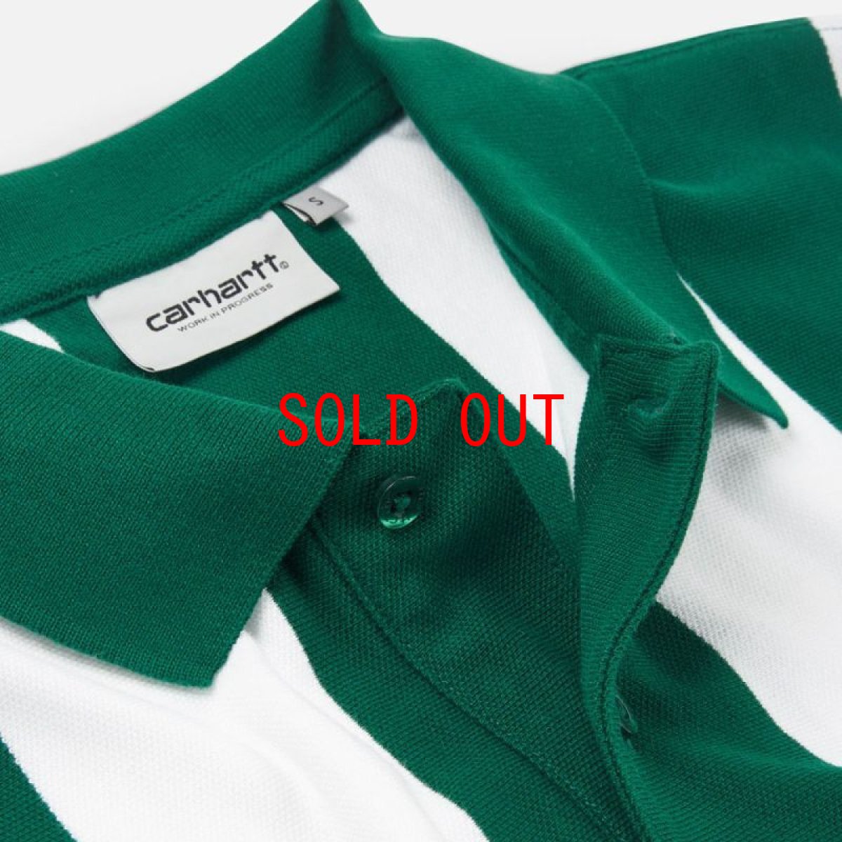 画像7: Hinton Stripe Polo S/S Shirt Chervil GRN 半袖 ストライプ ポロ シャツ (7)