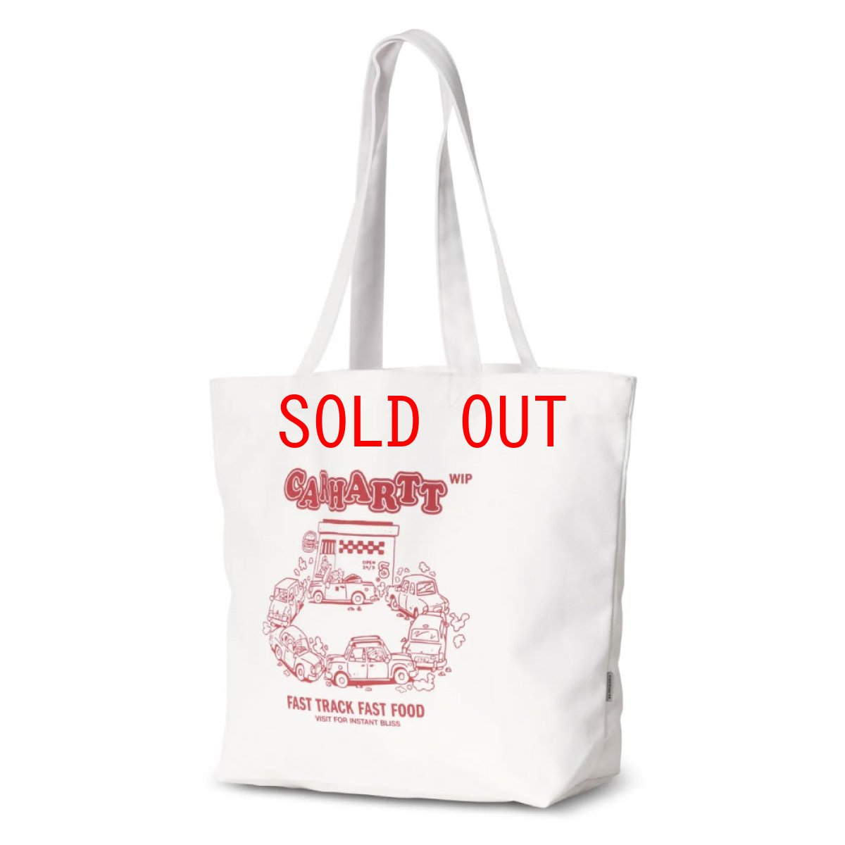 画像7: Canvas Graphic Tote Bag Fast Food Print キャンバス グラフィック ファストフィード トート バッグ (7)