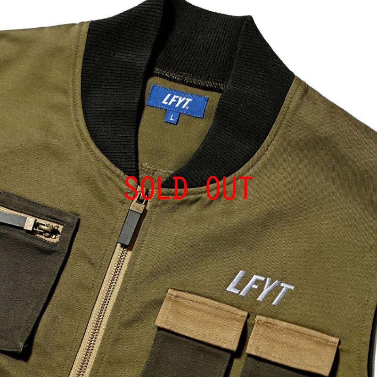 画像6: Tonal Multi Pocket Vest OLV マルチ ポケット ベスト (6)