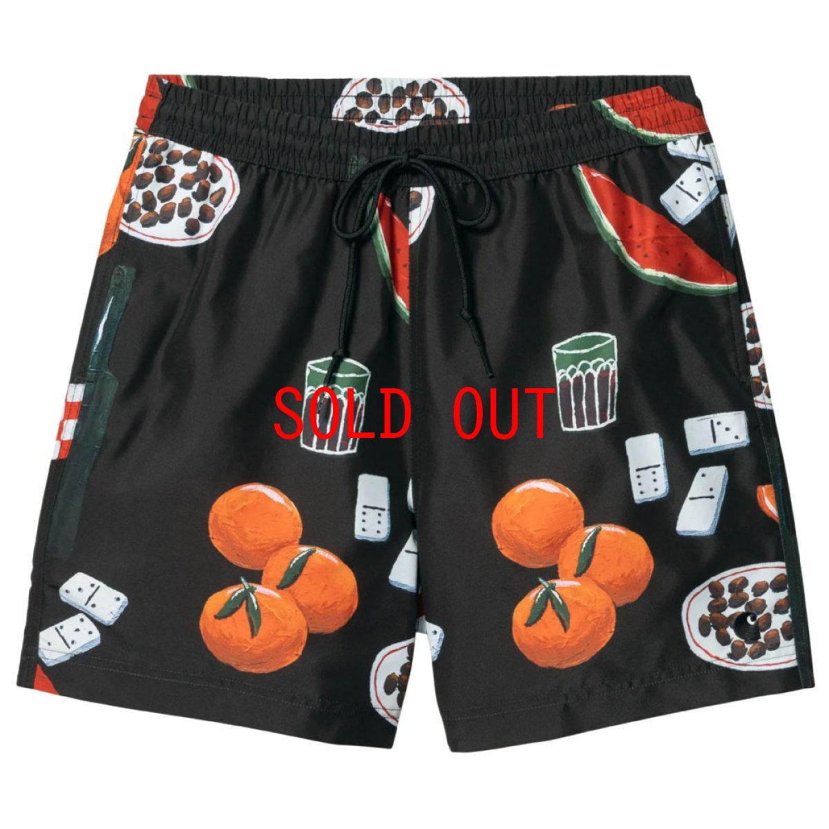 画像3: Slater Isis Maria Dinner AOP Swim Trunks BLK 水陸両用 スイム トランクス ショーツ パンツ (3)