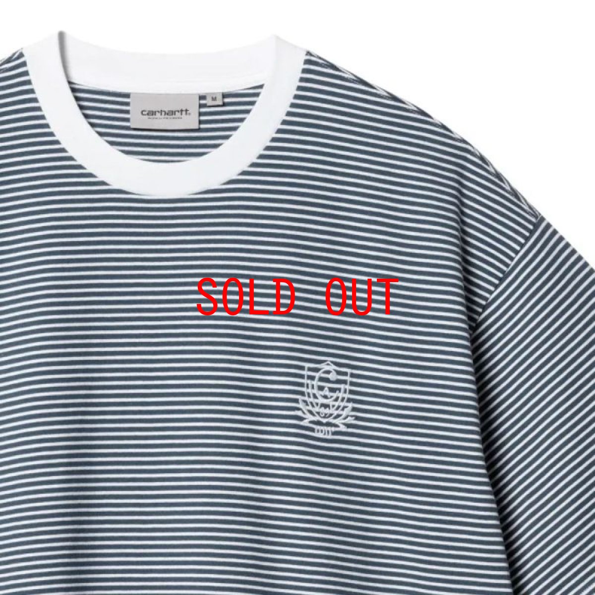 画像5: Carhartt WIP Fairley S/S Stripe Tee Naval Border フェアリー ストライプ 半袖 ボーダーTシャツ (5)
