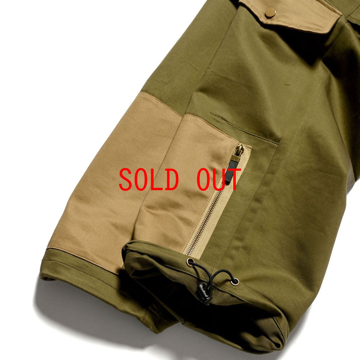 画像5: Tonal Multi Pocket Over Pants OLV マルチ ポケット カーゴ パンツ (5)