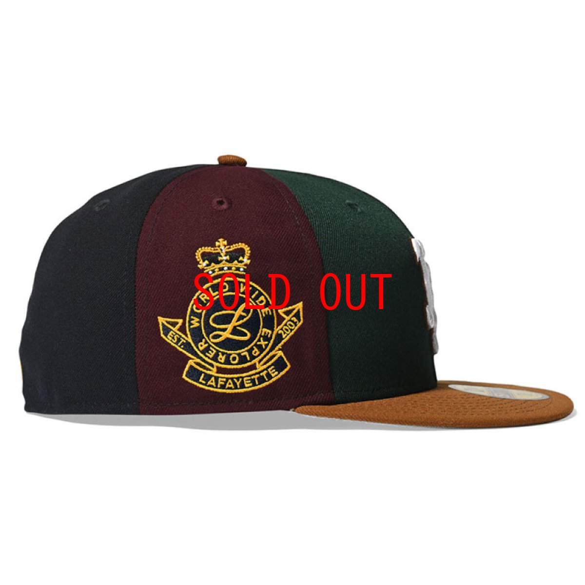 画像6: × New Era LF Logo 59Fifty College Color Cap MLT ニューエラ ロゴ キャップ レザー 帽子 (6)