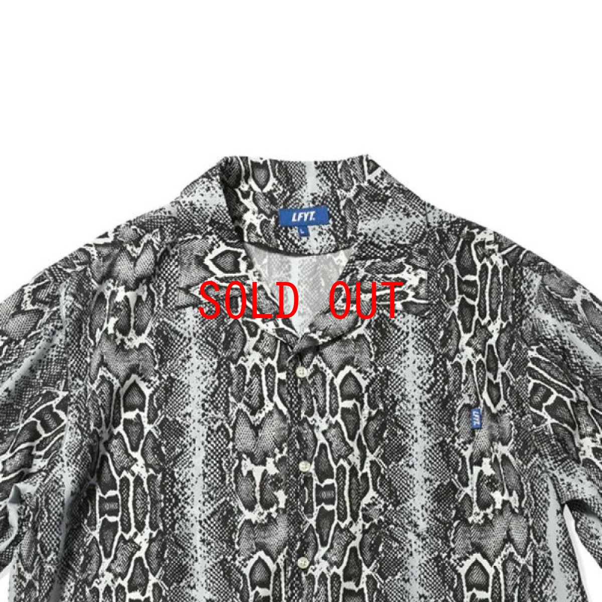 画像5: Patterned Open Collar S/S Snake Shirt スネーク 半袖 開襟 シャツ (5)